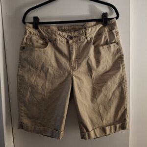 Faded Glory Women's Tan Bermuda Shorts